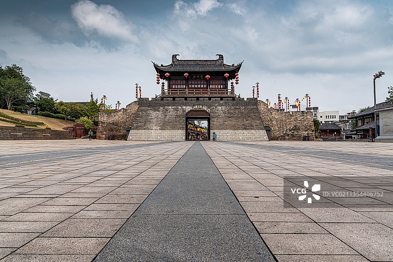 赣州古城门图片素材