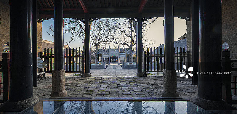 河南新密古县衙图片素材