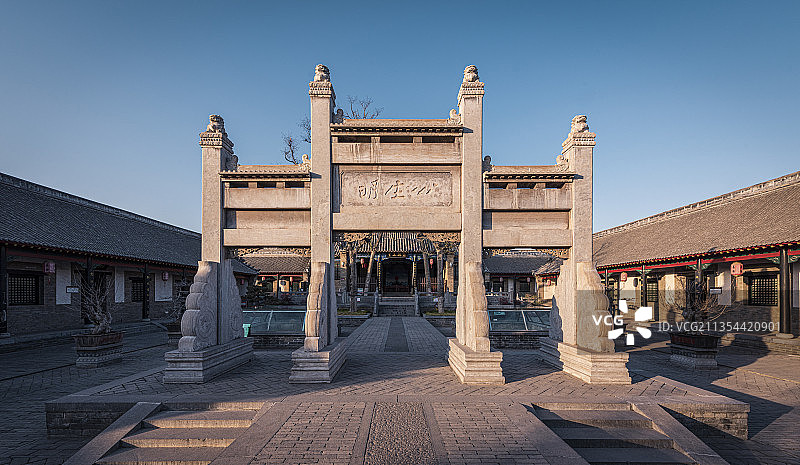 河南新密古县衙图片素材