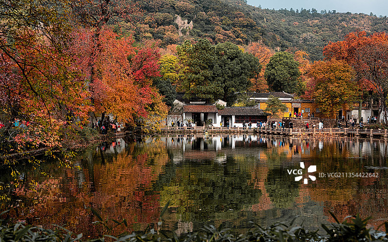 苏州 天平山秋色图片素材