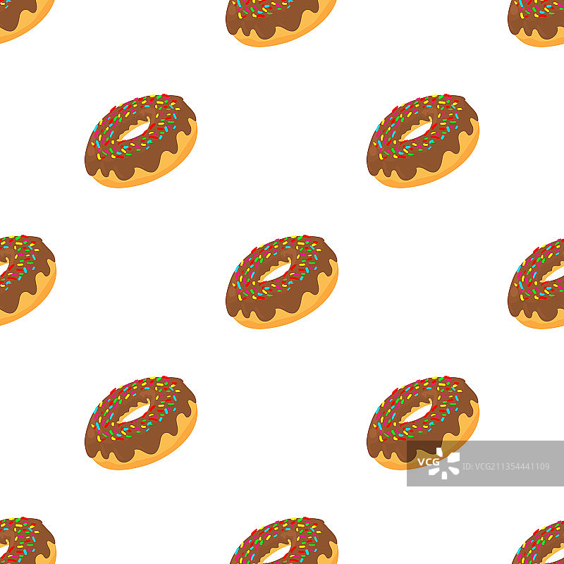 甜甜圈无缝图案图片素材