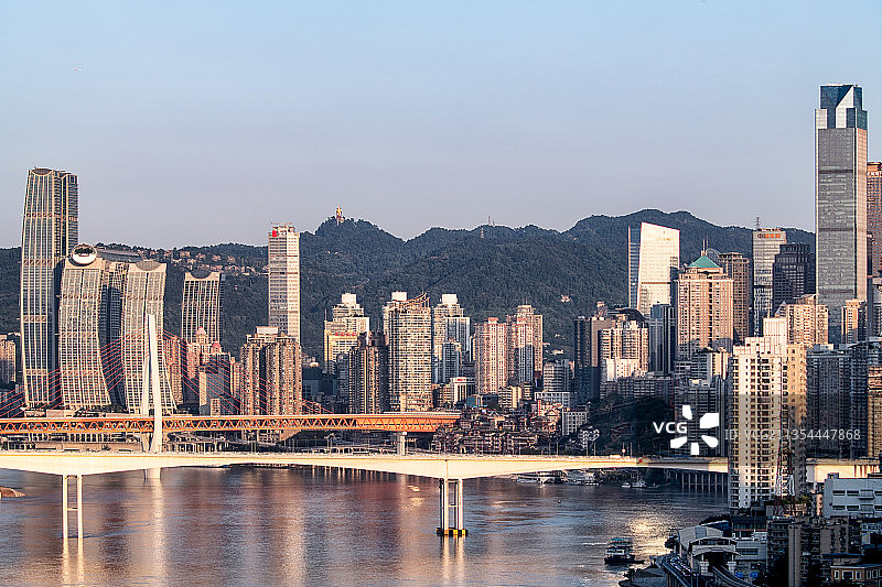 重庆城市天际线图片素材