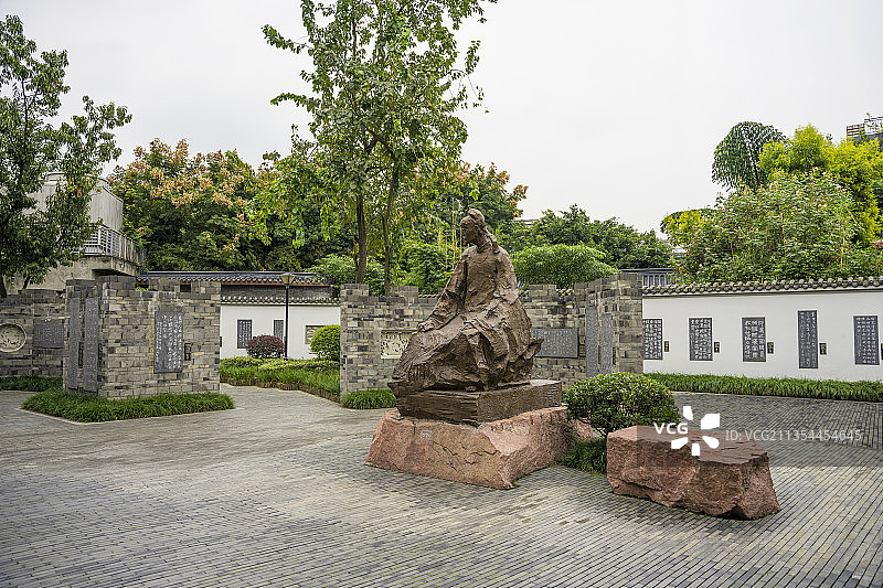 成都浣花溪公园图片素材