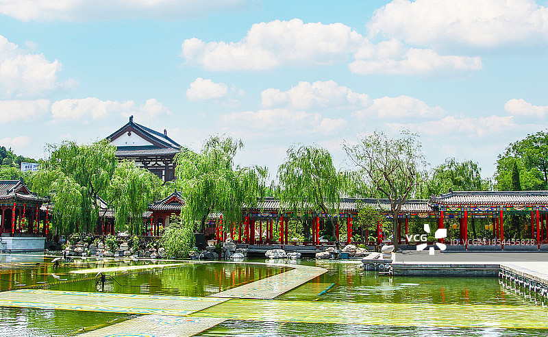 中国西安骊山华清宫风光图片素材