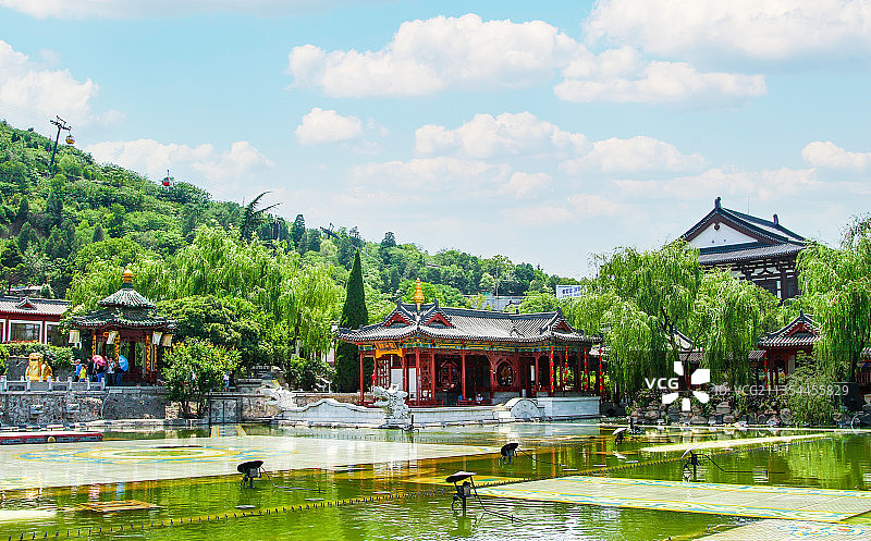 中国西安骊山华清宫风光图片素材