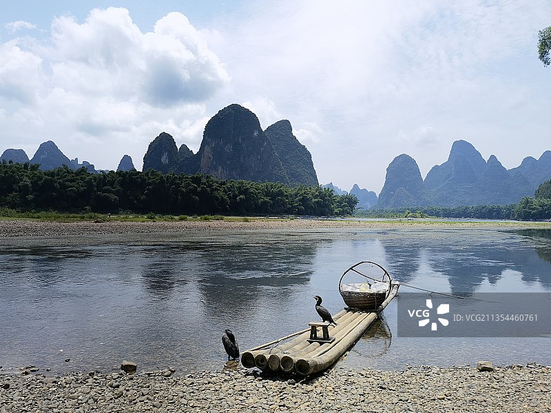 广西桂林阳朔20元人民币背景图片素材