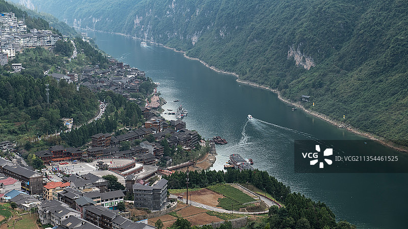 龚滩古镇图片素材