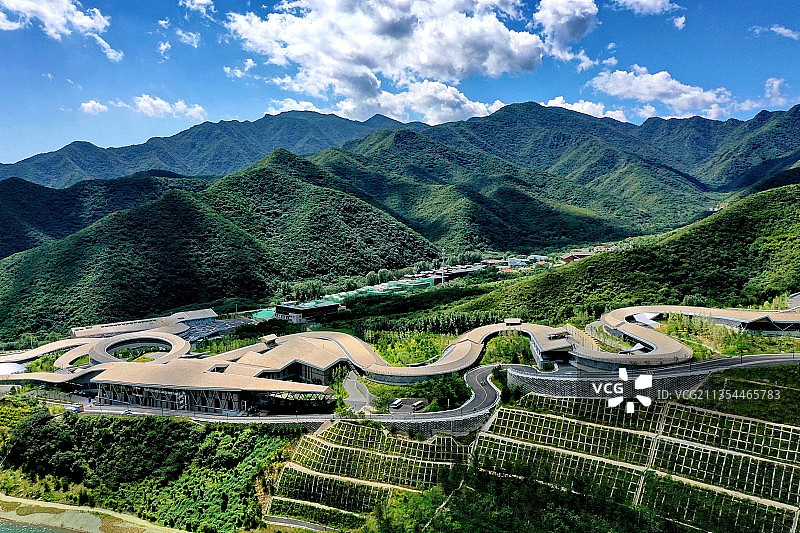 北京 延庆 国家雪车雪橇中心图片素材