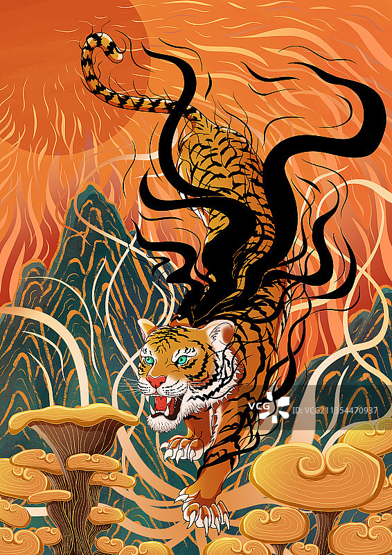 2022虎年大吉图片素材