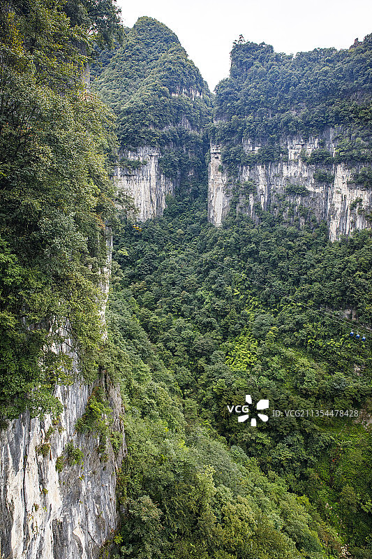 中国贵州毕节市大方油杉河风景名胜区仙宇屯风景区仙宇峰图片素材
