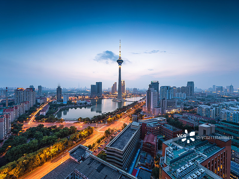 天津天塔湖风景区图片素材