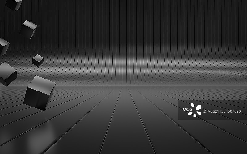 三维图形金属质感场景背景图片素材