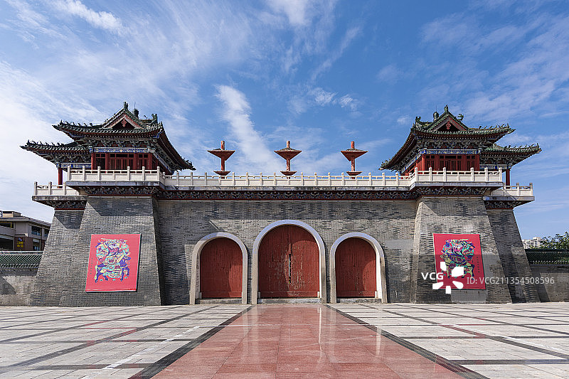 河南省开封市金明池遗址图片素材