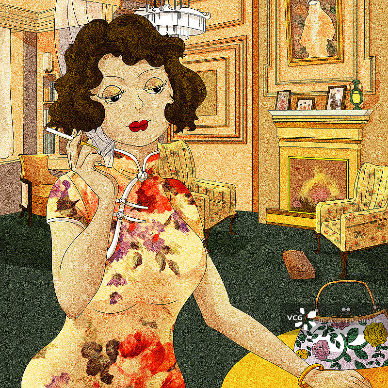 时尚之都--上海画中游之一图片素材