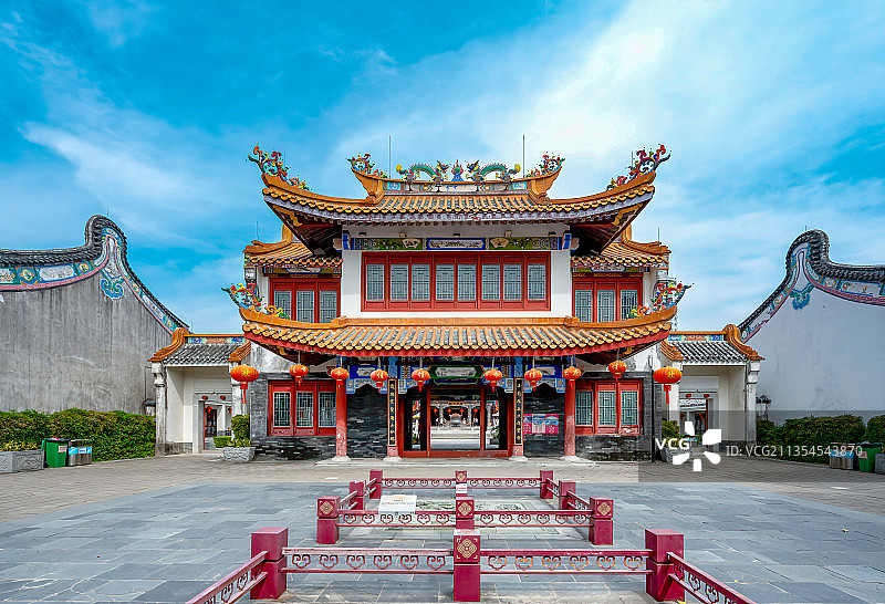 广东惠州巽寮湾天后宫一瞥图片素材