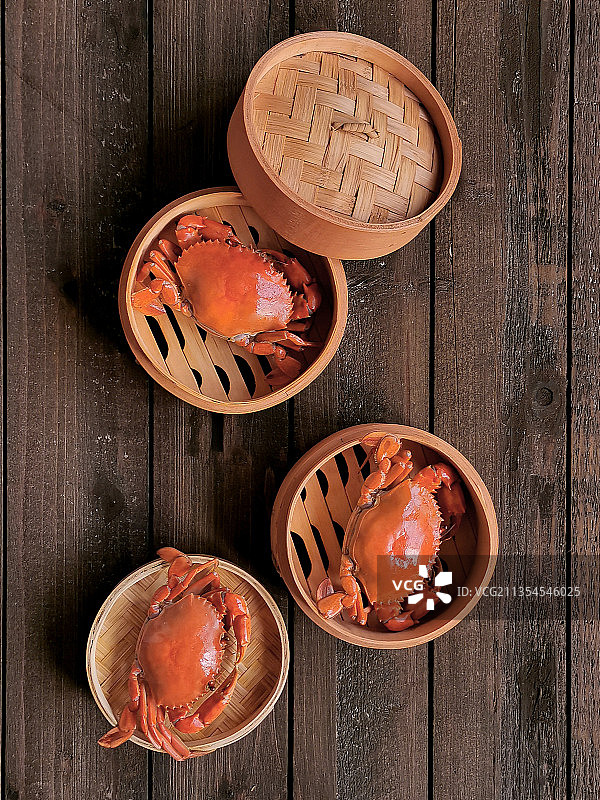 3只螃蟹图片素材