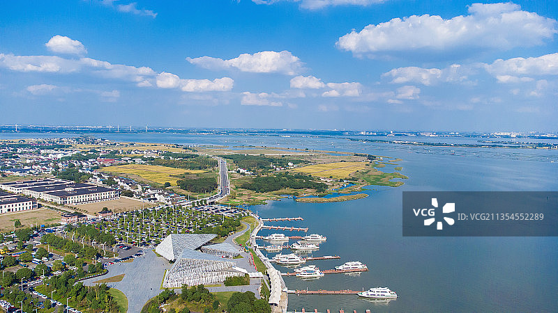 苏州阳澄湖旅游集散中心世界最美客运站图片素材