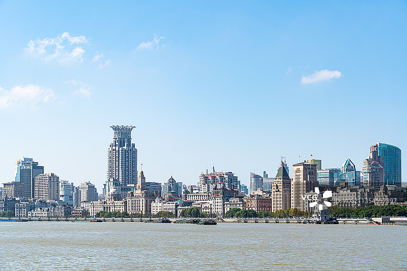 上海万国博览建筑群外滩城市风光图片素材