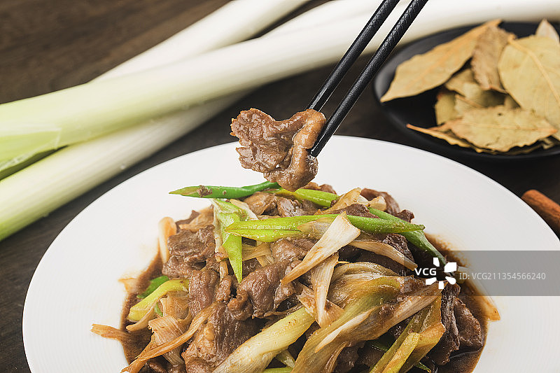 葱爆羊肉图片素材