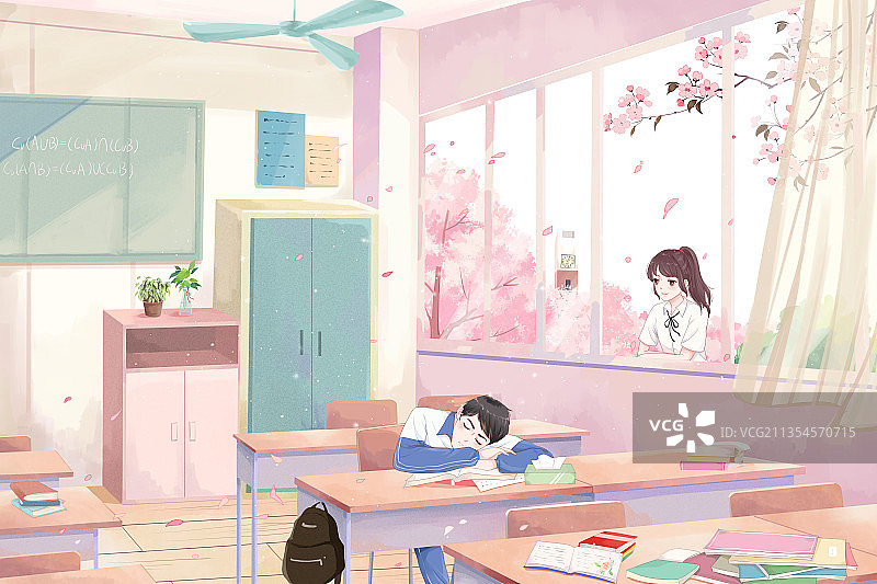 班长和学渣图片素材