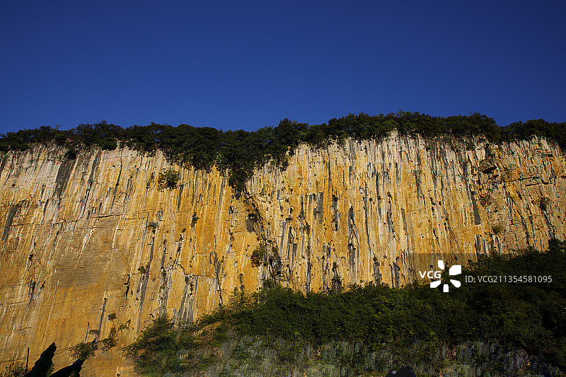 中国贵州毕节市织金县织金大峡谷风光图片素材