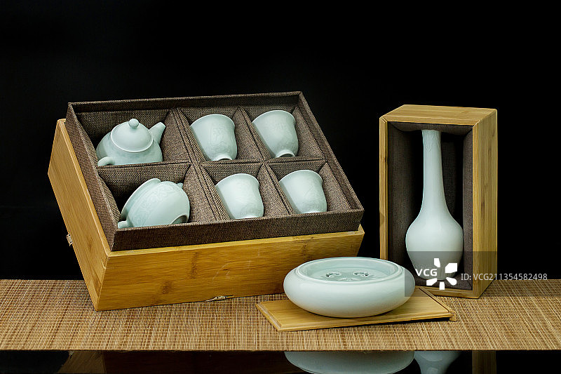 中国茶文化、杯子、茶具、茶杯、中国元素、茶道、茶壶、礼盒套装图片素材