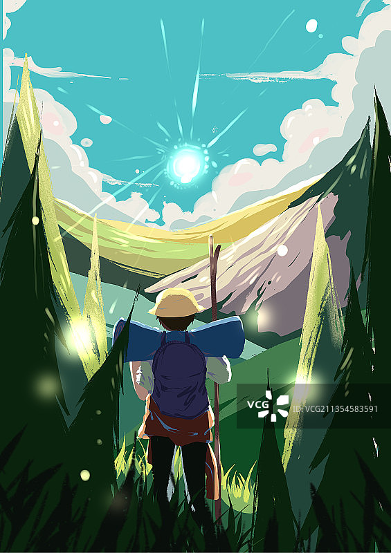 登山者图片素材