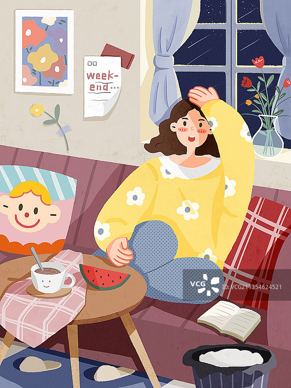 热爱生活的理由之周末阅读图片素材