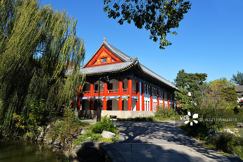 北京，北京大学，建筑与景观设计学院。图片素材