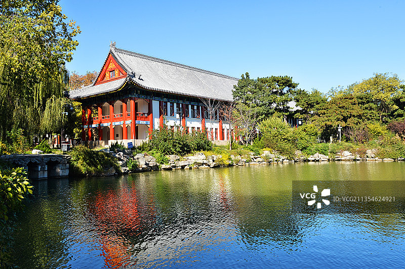 北京，北京大学，建筑与景观设计学院。图片素材