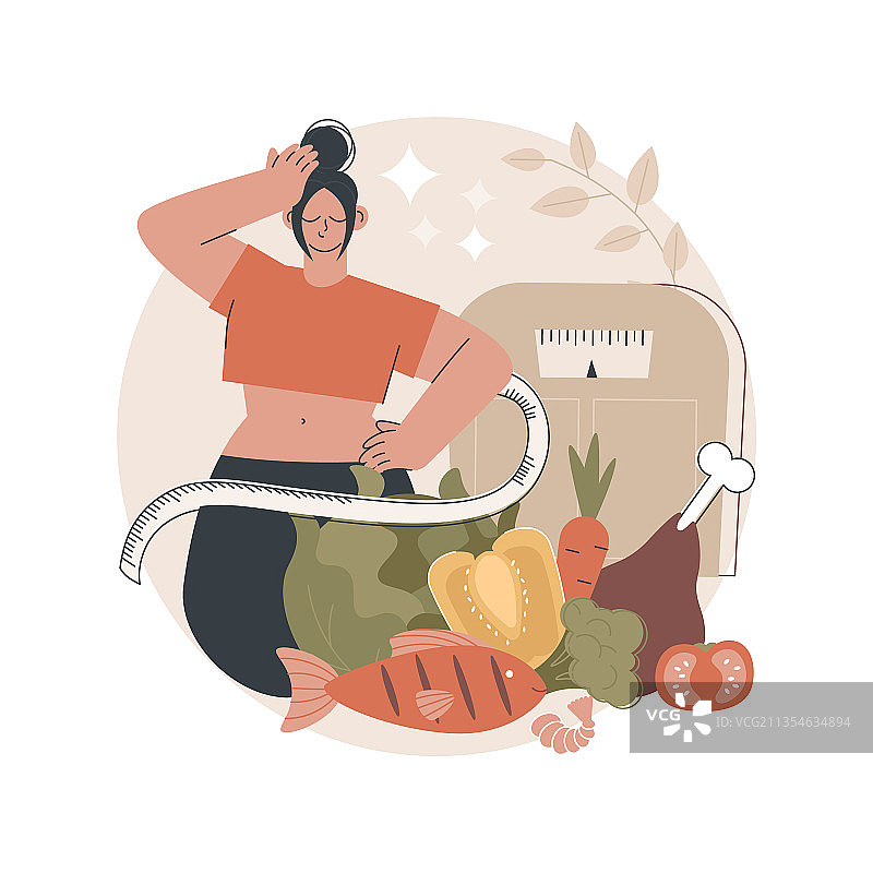 杜坎饮食法抽象概念图片素材