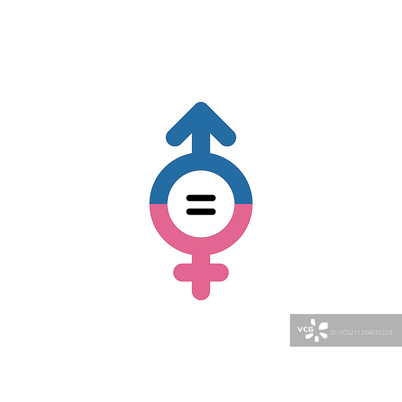 性别平等图标性别符号女性和男性图片素材