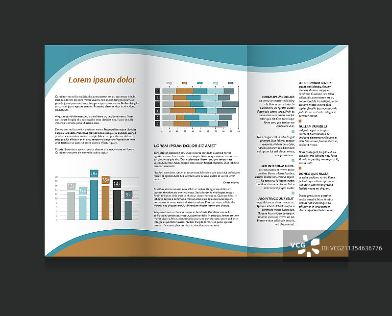 三折页宣传册设计模板图片素材