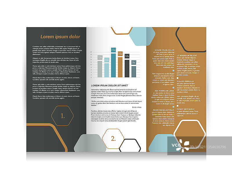 三折页宣传册设计模板图片素材