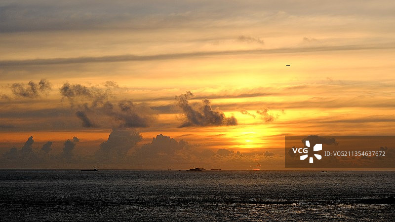 东极日出图片素材