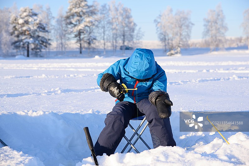 冰钓图片素材