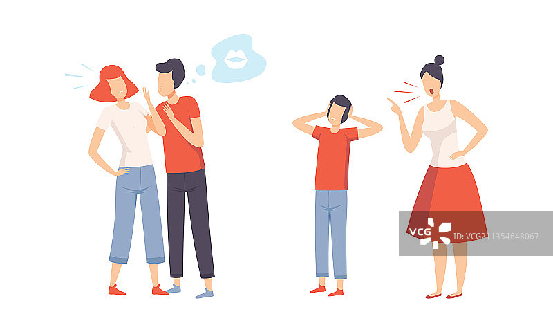 少女的青春期烦恼图片素材