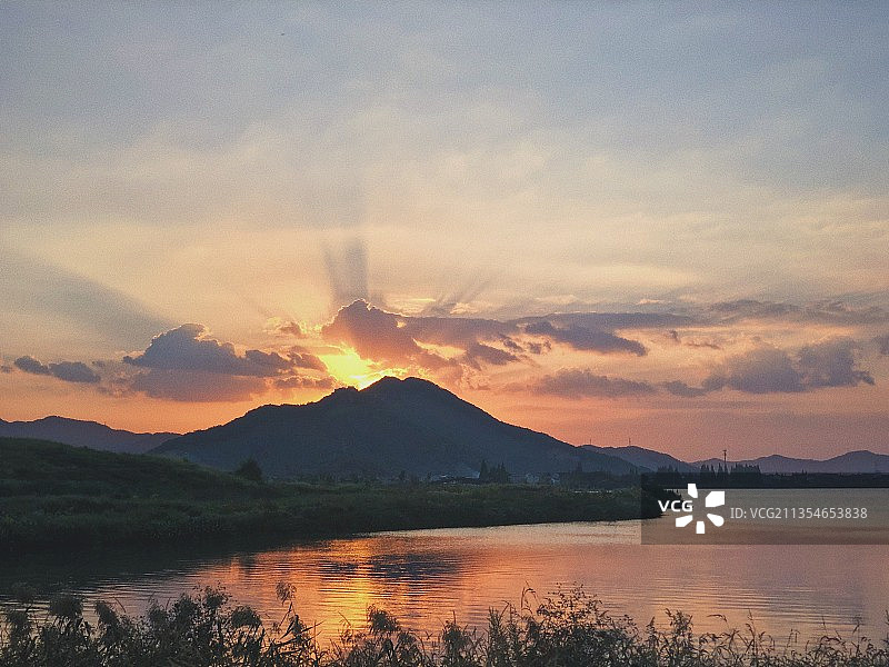 绍兴上虞皂李湖图片素材