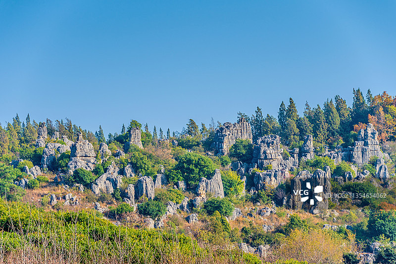 中国云南昆明石林风景区图片素材