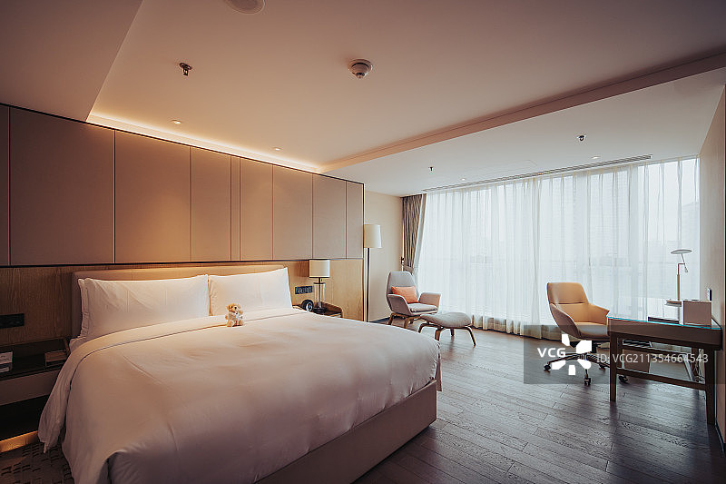 重庆万豪行政公寓房间内景图片素材