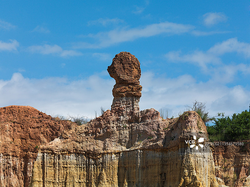 云南省楚雄州元谋县浪巴铺土林图片素材