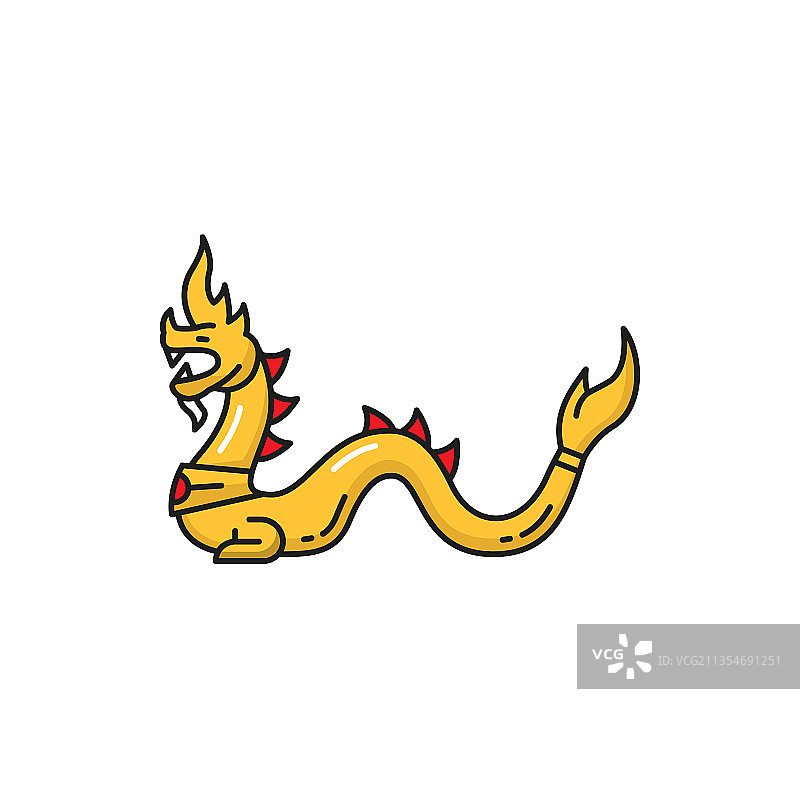 那伽蛇神泰国生物头部图片素材