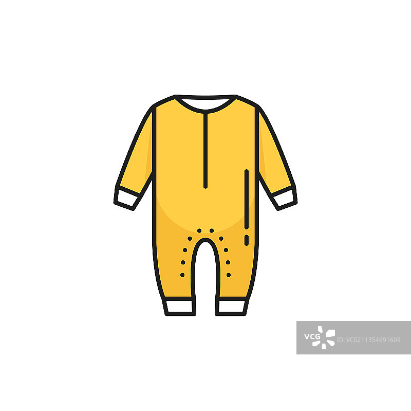 儿童服装洗涤标志连身裤图片素材