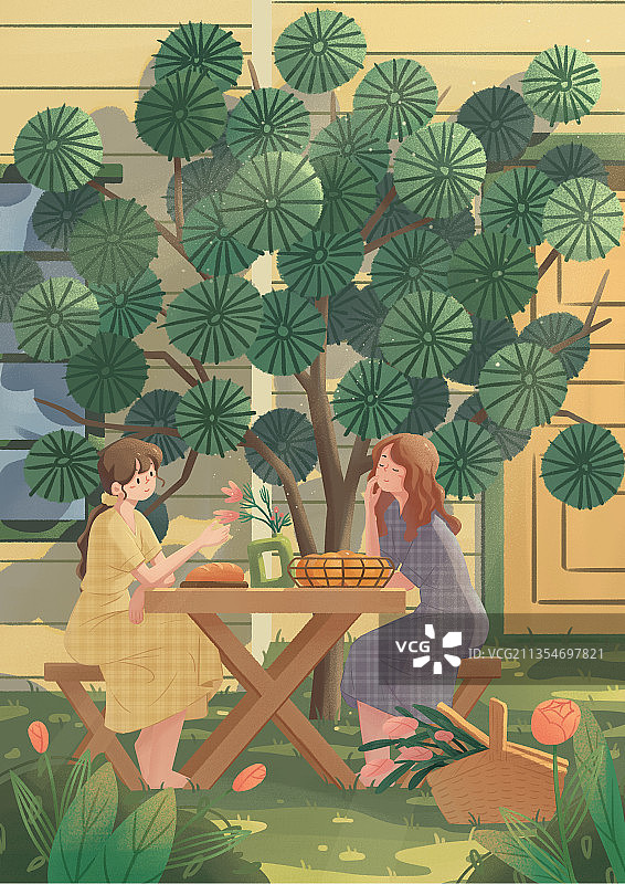 扁平肌理风图片素材