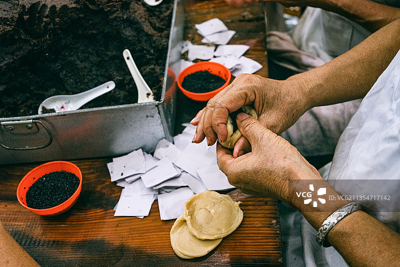 中国广东潮州美食朥饼图片素材