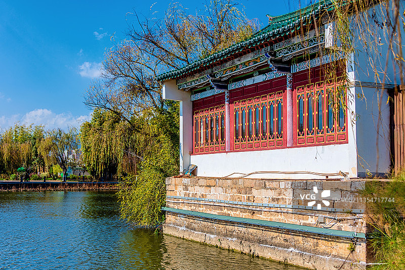 中国云南昆明大观公园风光图片素材