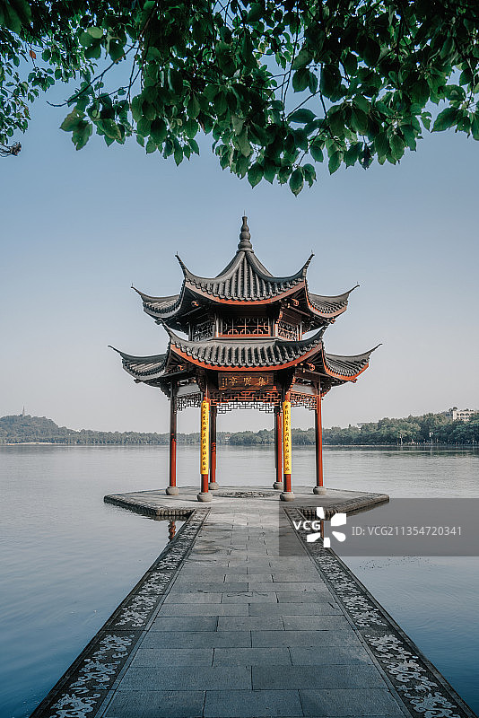 杭州集贤亭图片素材