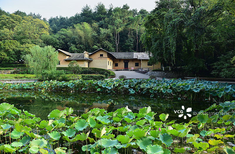 湖南省湘潭市韶山风景名胜区毛泽东故居图片素材