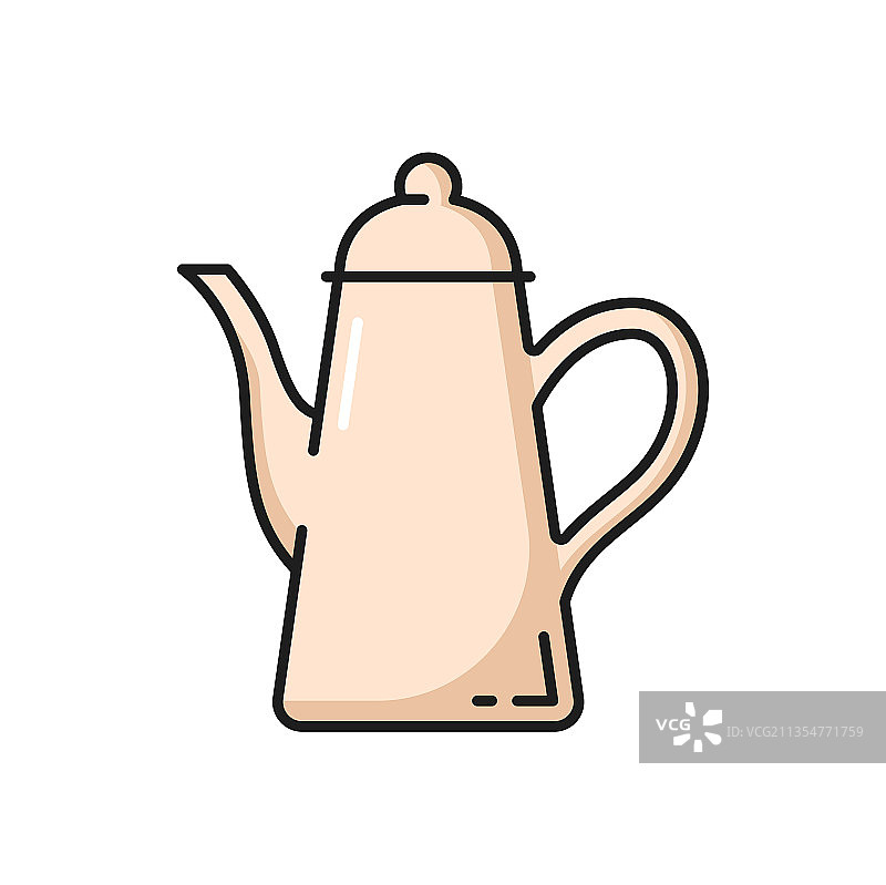 装有热饮的茶壶图片素材