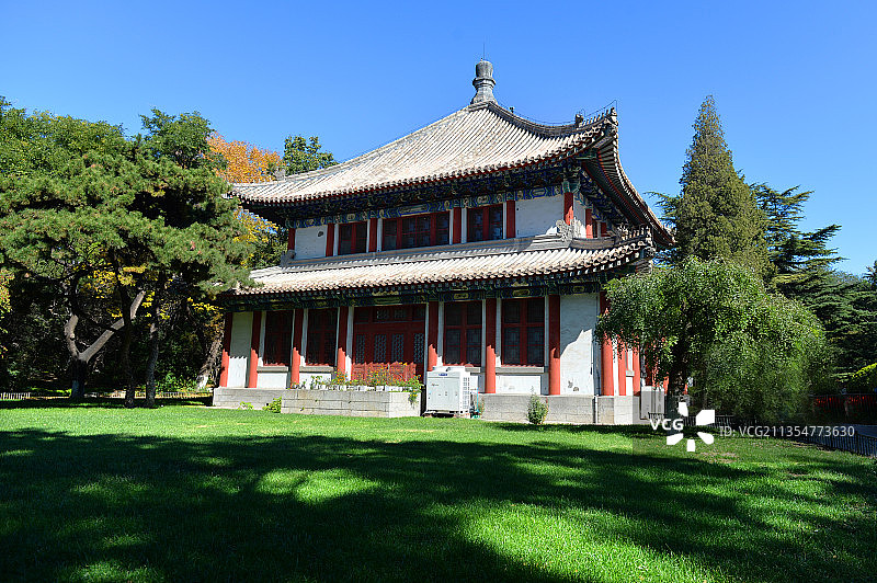 北京大学，南阁、北阁，南北阁。图片素材